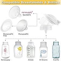 Vista 7 de NENESUPPLY Piezas de bomba con bridas de 0.748 in compatibles con bomba Medela en estilo Maxflow Extractor de leche y Personalfit Flex. Incluye