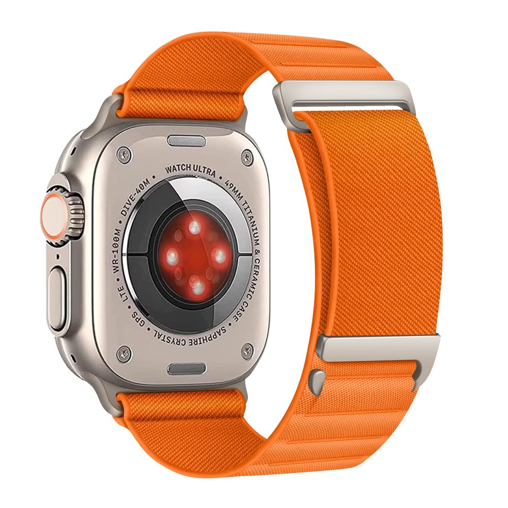 Aizgalxor Alpine Loop Armband Kompatibel mit Apple Watch Ultra 49mm 46mm 45mm 44mm 42mm(Series 3/2/1), Sport Geflochten Ersatzarmbänder Kompatibel für iWatch Ultra 2/Series 10/9/8/7/6/5/4/3/2/1/SE