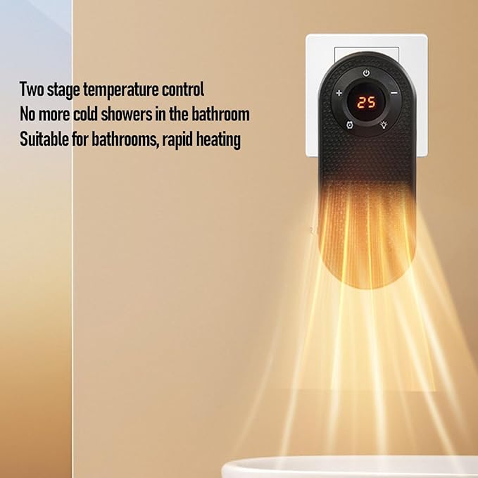 Calefactor Eléctrico Portátil Cerámico PTC 1000W 110V miniatura 7