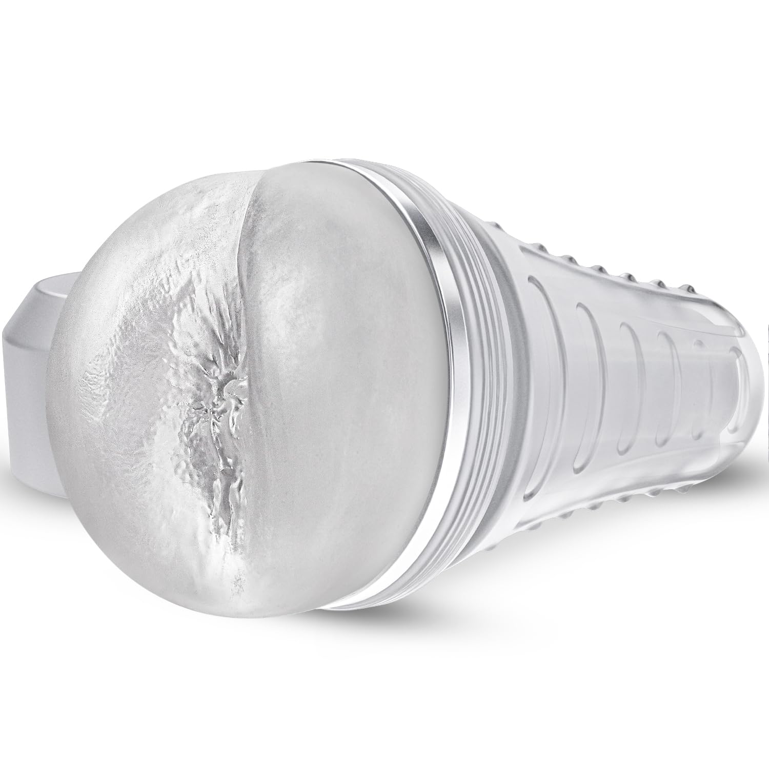 Anal Male Masturbator Realistic Pocket Pussy Vagina Butt Textured with 7.5in Depth Soft and Tighten Anus Fleshy Texture, Penis Training Masturbators Sex Machine Ass Toy for Men (Transparent)