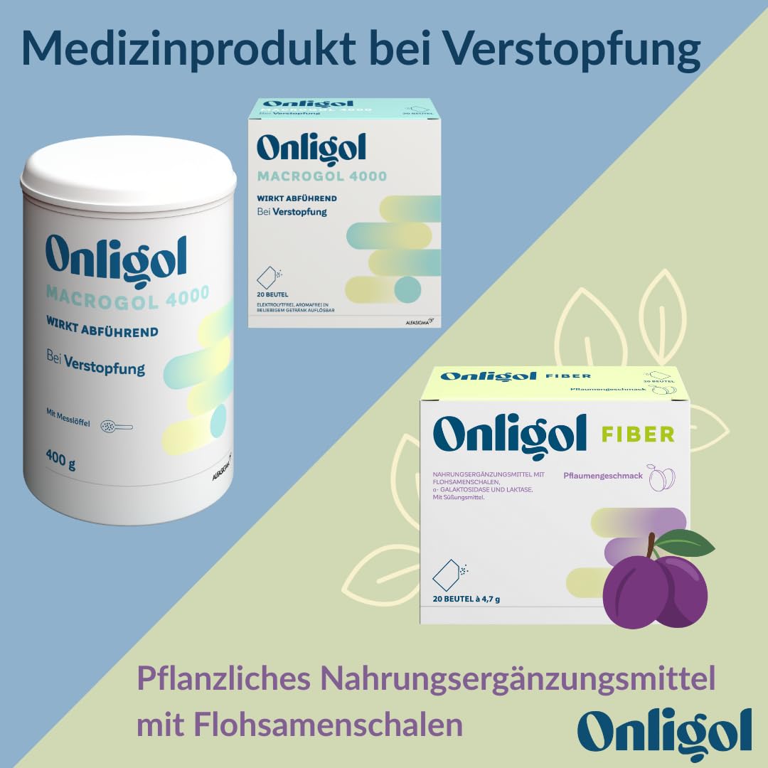 Onligol Macrogol 4000 - Soutien Doux Constipation 20 Sachets