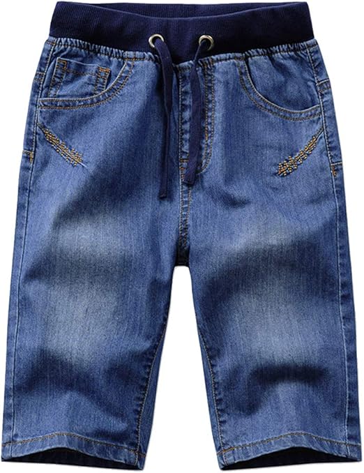 Shorts Pour Enfants Garçons Gris - Confortable Et Extensible - Taille