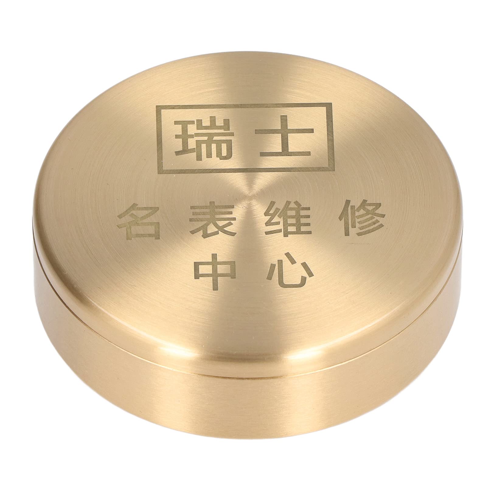 Olla de lavado de aceite para relojes de latón, frasco de limpieza para movimientos de reloj con excelente hermeticidad, olla portátil para la limpieza con aceite, ideal para