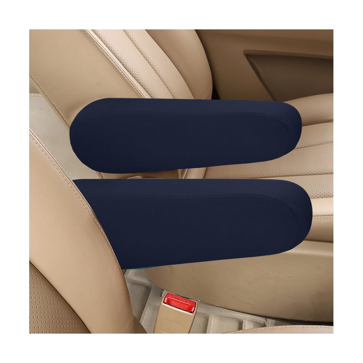 Ohleats 2 PCS Car Front Seat Armrest Covers, Comfortable Front Seat Armrest Protectors, Protective Arm Rest Pair Replacement Fit for Trucks, SUVs, and