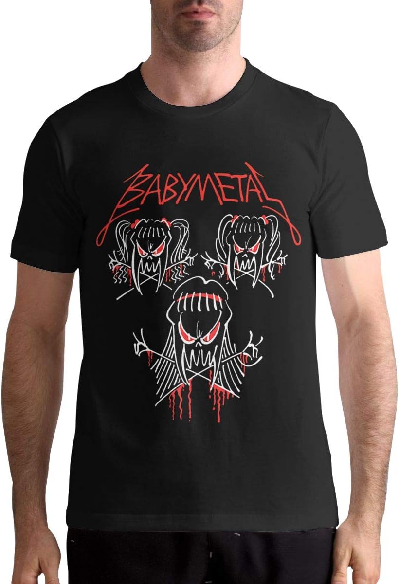 Deborah E FreemanBabymetal T Shirts Men's Tops Short Sleeved Round Neck Cotton Tees