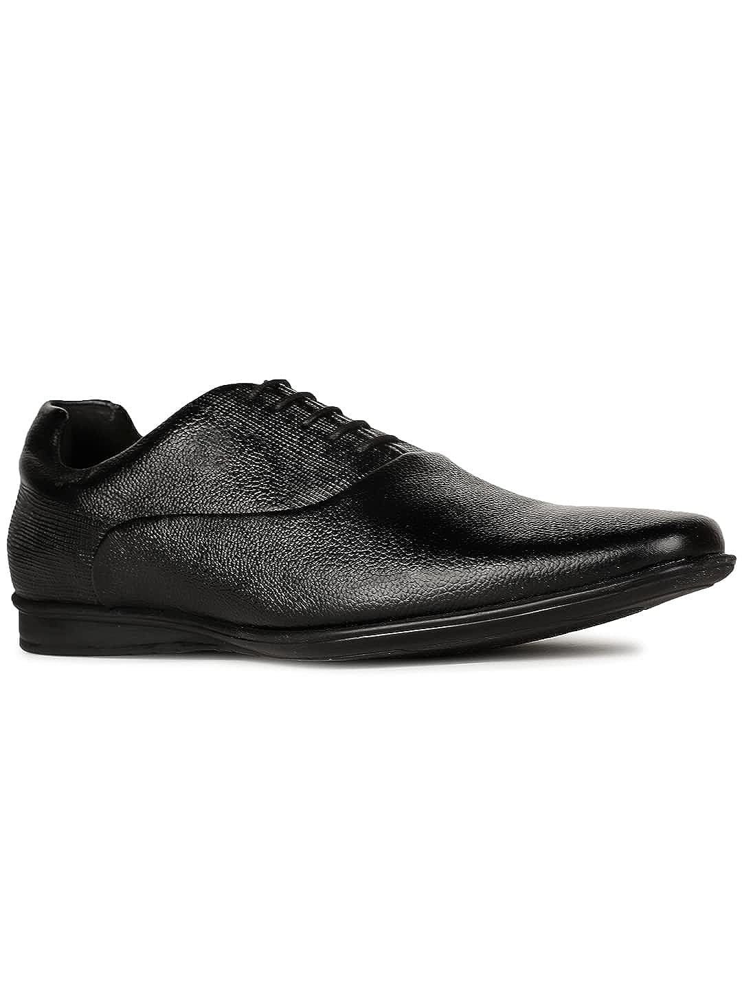 KICKSFIRE Leather Formal Shoes for Men with Padded Insocks