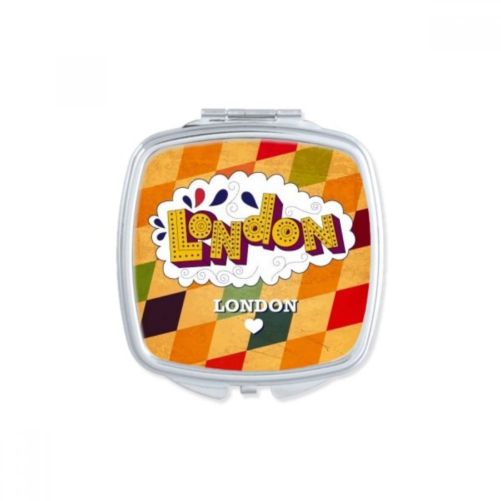 Miroir portable Londres compact pour éviter les imperfections maquillage dehors