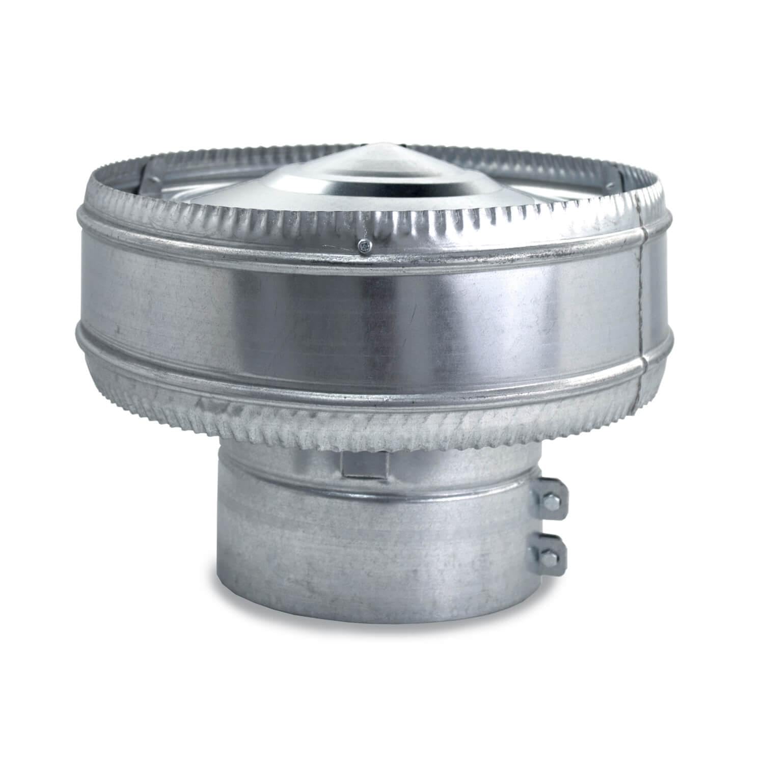 Sombrerete Antirevocante 350mm Galvanizado | Sistema Anti-Retorno CAEXVEN | Protección Total Viento y Lluvia para Chimeneas | Fabricado en España