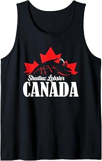 Shediac Lobster of New Brunswick Canada Travel Souvenir Tank Top