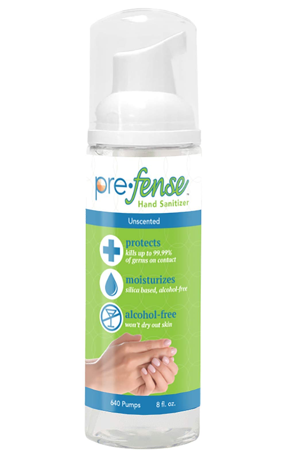 Intoxicant-Free Foam Hand Sanitizer Unscented - 8 oz - Bottles May Vary