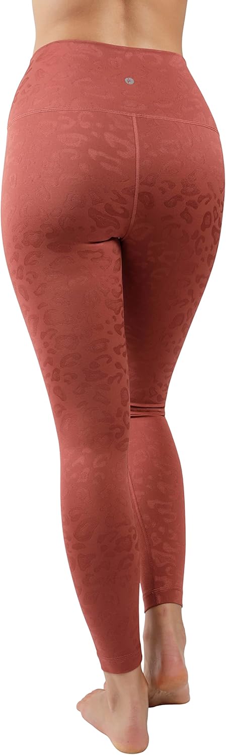 90 Degree By Reflex High Waist Tummy Control Squat Proof Ankle Length Printed Leggings - Image 5