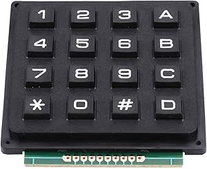 Amazon.com: ASHATA 16 Keypad Keyboard Module, Keyboard Modules with 16 ...