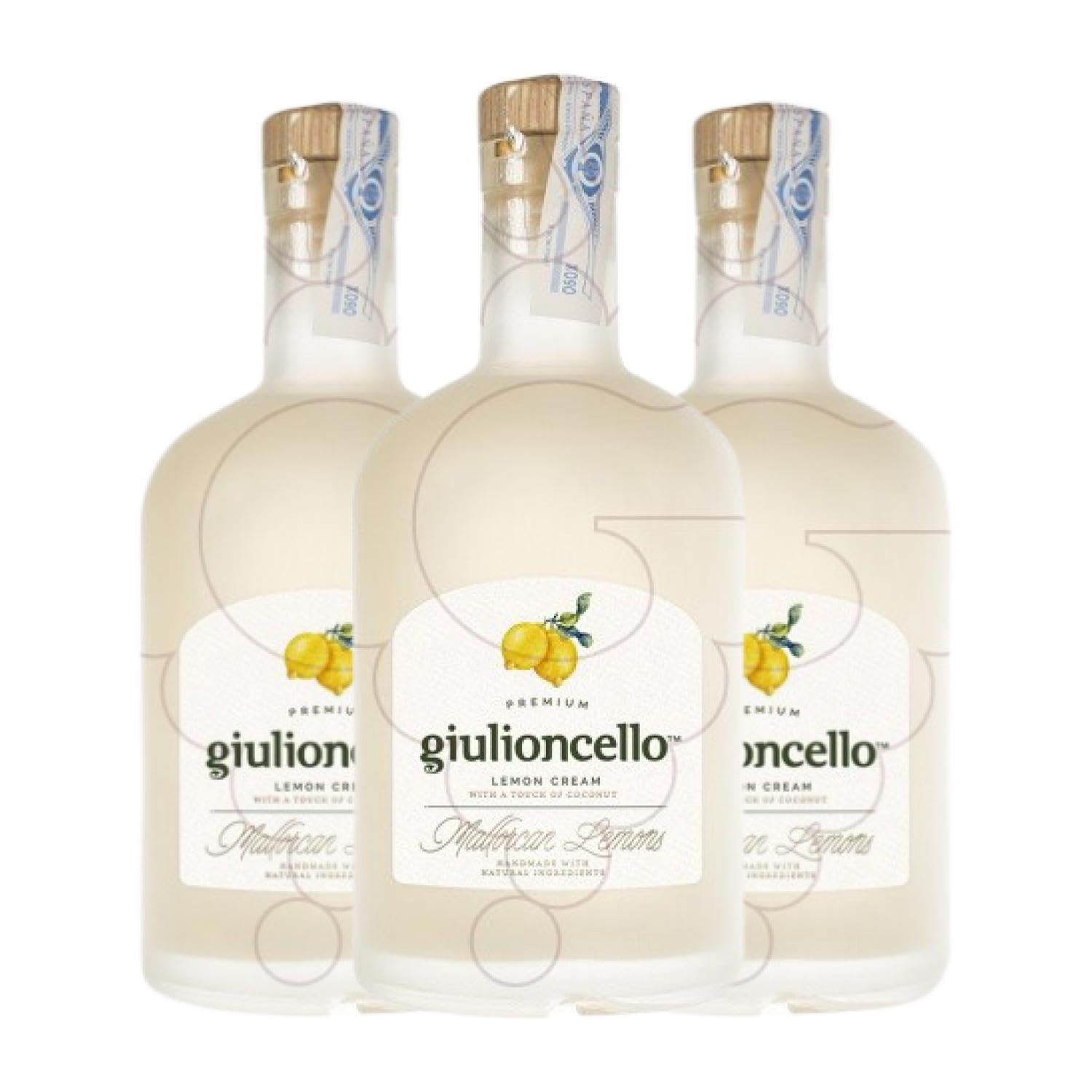 Crema de Licor Antonio Nadal Giulioncello Lemon 70 cl (Caja de 3 Botellas de 70 cl)