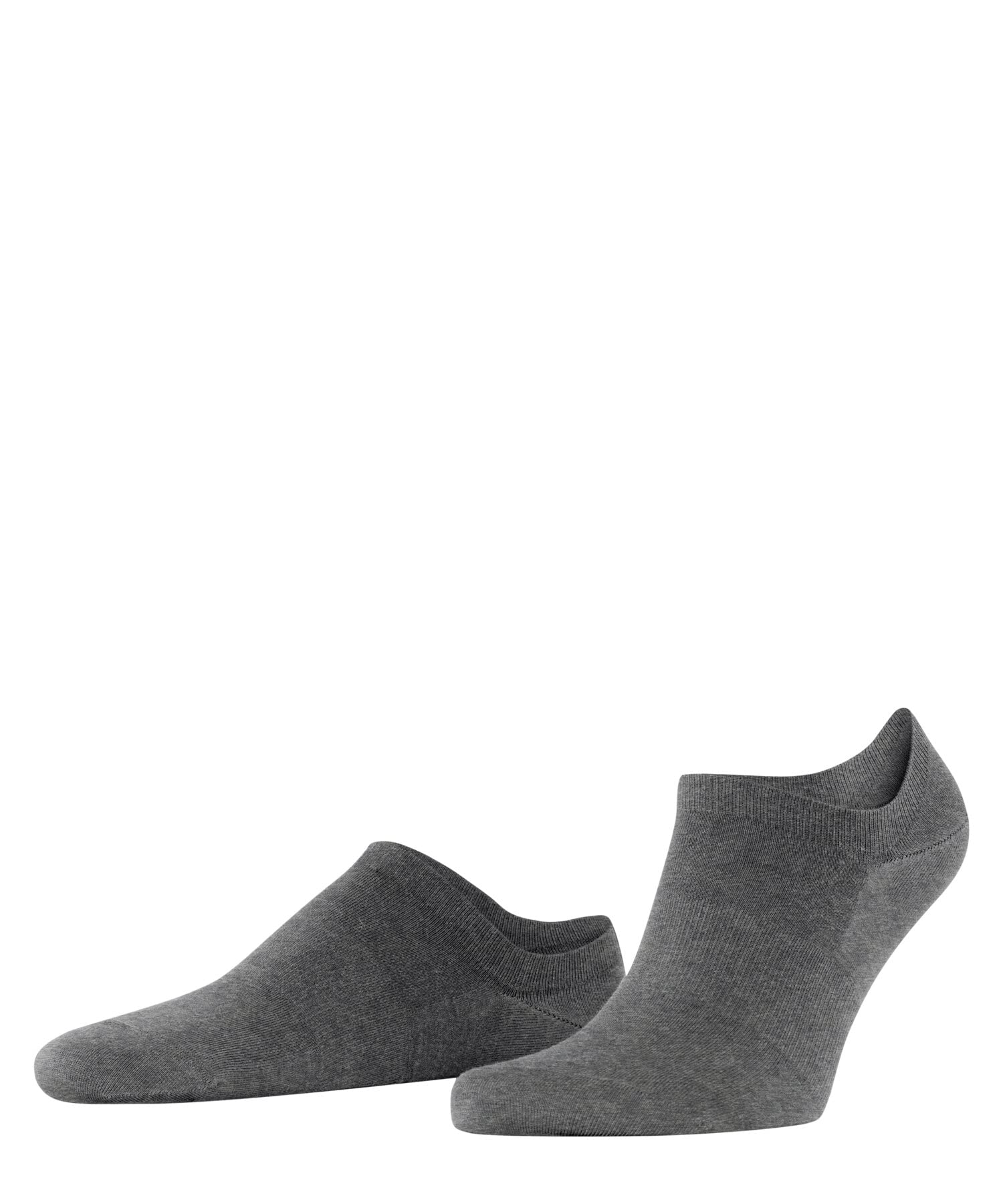 FALKE Men's ClimaWool M In Temperature-Regulating No-Show Plain 1 Pair Liner Socks, Grey Light Melange 3216, 7-8