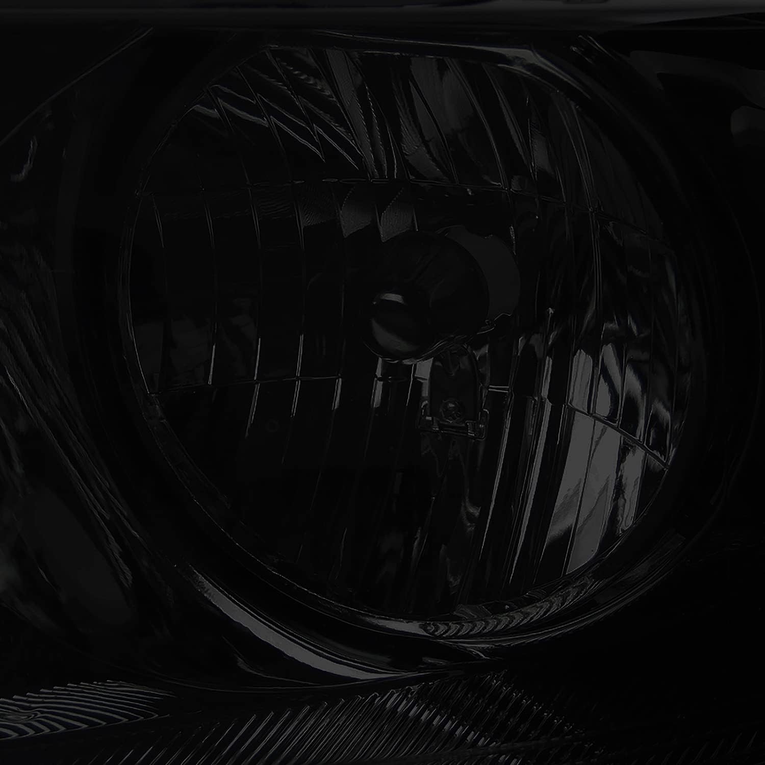 SPEC-D TUNING Smoke Headlights Compatible with 2004-2008 Ford F150 2006-2008 Lincoln Mark LT L+R Pair Head Light Lamp Assembly
