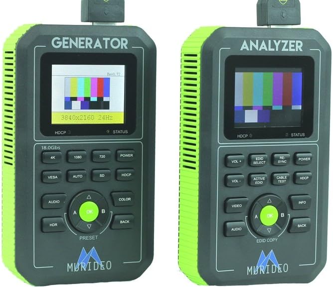 AC-FXHD-KIT Fox and Hound HDMI Test Kit/18Gbps/4K/HDR/4x4x4 (Video and Audio HDMI Distribution Testing KIT built with the custom and commercial integrator in mind)