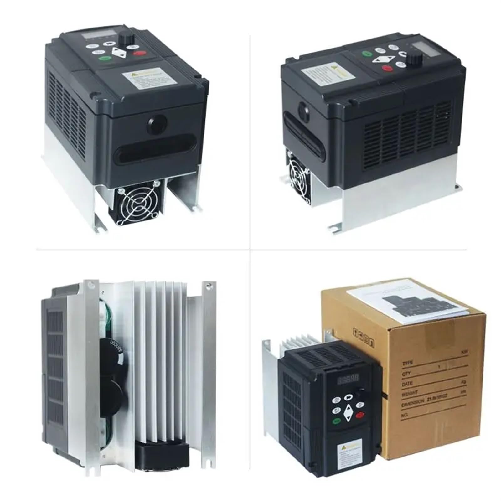 Inversor de frecuencia WK600D de 2,2 kW, Bomba de Agua Solar VFD de 1,5 kW, variador de frecuencia de 220 V for Motores monofásicos o trifásicos.(11kw 15hp,220v)