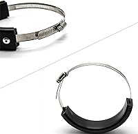 Vista 3 de x xotic tech Protector de escape, redondo ovalado 3.937 in-6.299 in para motocicleta de carreras de bicicletas