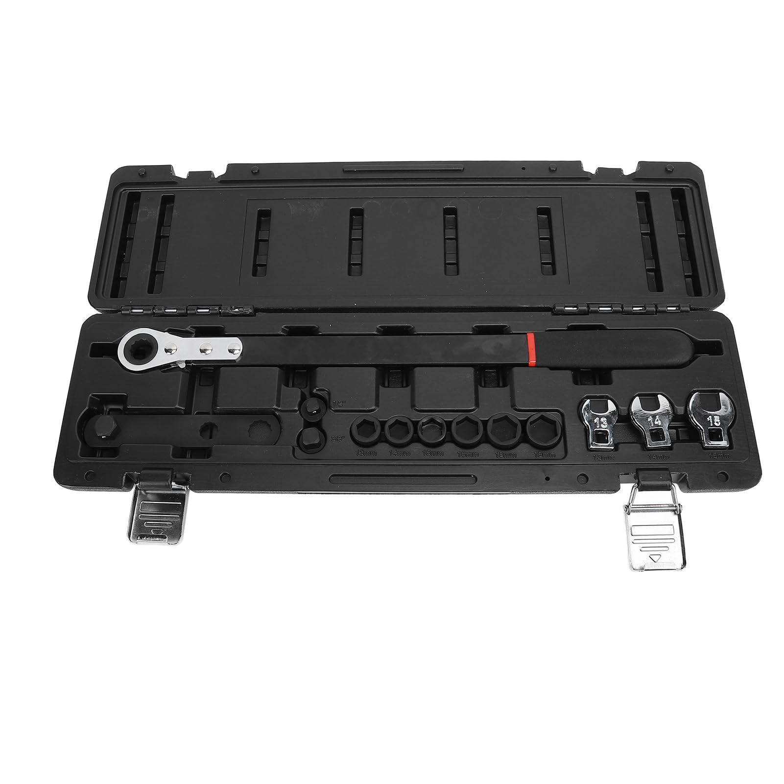 Wzddxunsf One Color Ratcheting Serpentine Belt Tool Set Sturdy And Easy To Use For Comprehensive Car Repair With Reversible Ratchet Wrench Socket Adapter Six Point And Crowfoot Suitable