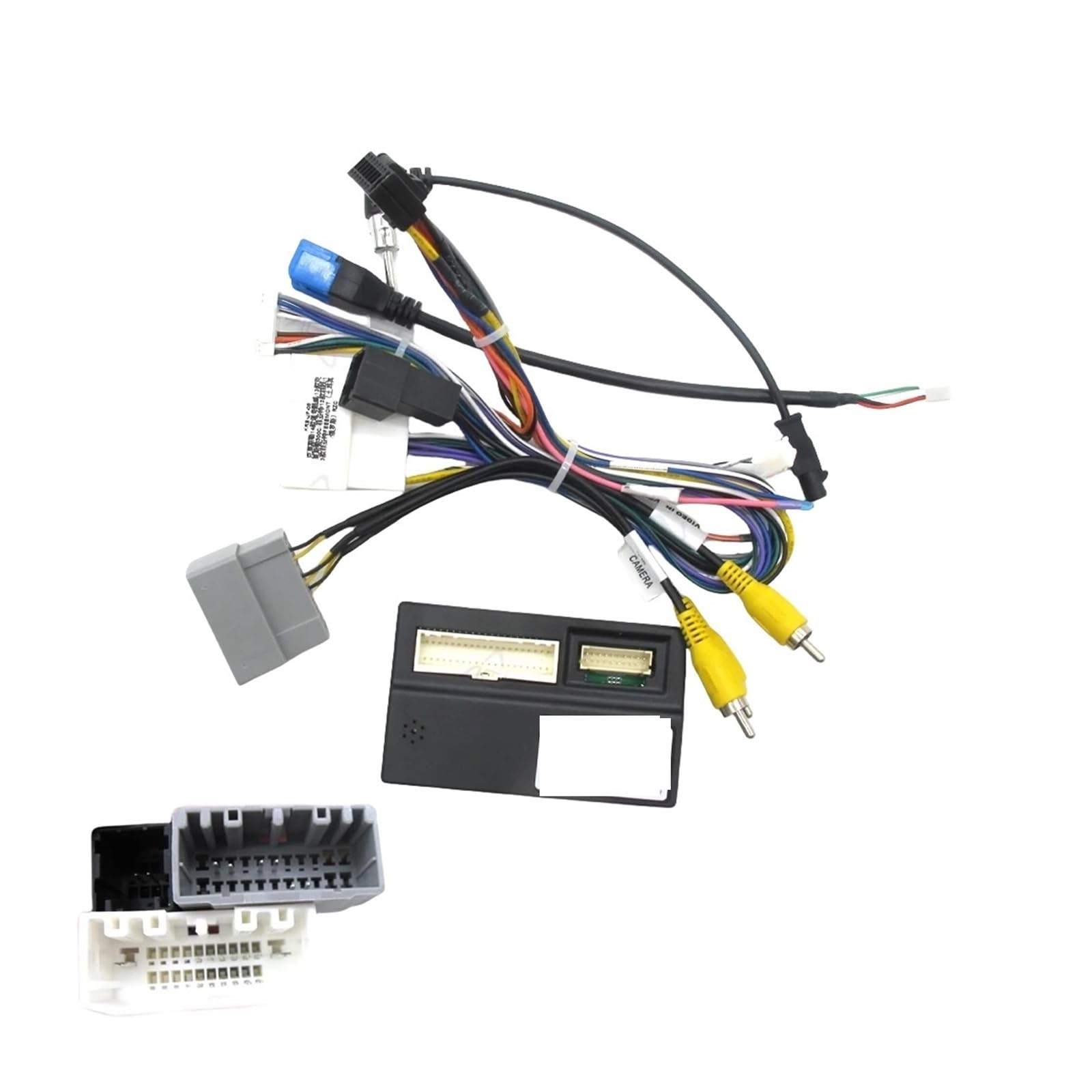Cavo adattatore for cablaggio autoradio a 16 pin compatibile con Dodge Journey Fiat Freemont Leap Cavo di alimentazione Android con decodifica scatola