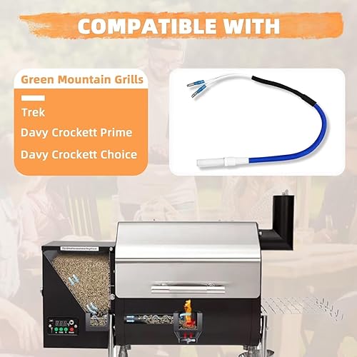 Miniatura 5 de COMVIEE P-1021 Piezas de repuesto para encendedor compatibles con Green Mountain 100W Davy Crockett ChoicePrime y Trek Pellet Grills, accesorios de