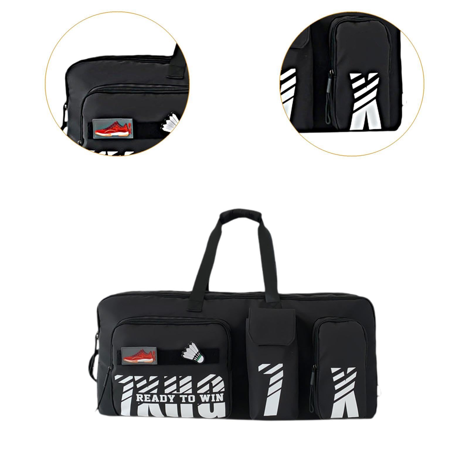 Bolsa para Bádminton, Bolsa para Raquetas de Tenis, Bolsa Portátil Impermeable para Raquetas para Adultos, Bolsa Deportiva, Bolsa de Viaje