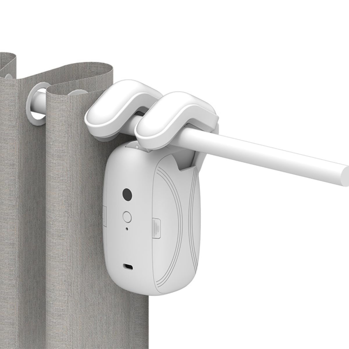 Abre Cortinas Inteligente 2 Unidades Robot para Cortinas | App Móvil, Compatible con Alexa, Automatización del Hogar