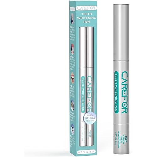 Teeth Whitening Pen1 Pack (4ml) Fast-Acting Whitening Gel with Brush Applicator – Portable Travel Kit for Professional Stain Removal & Brighter Smile