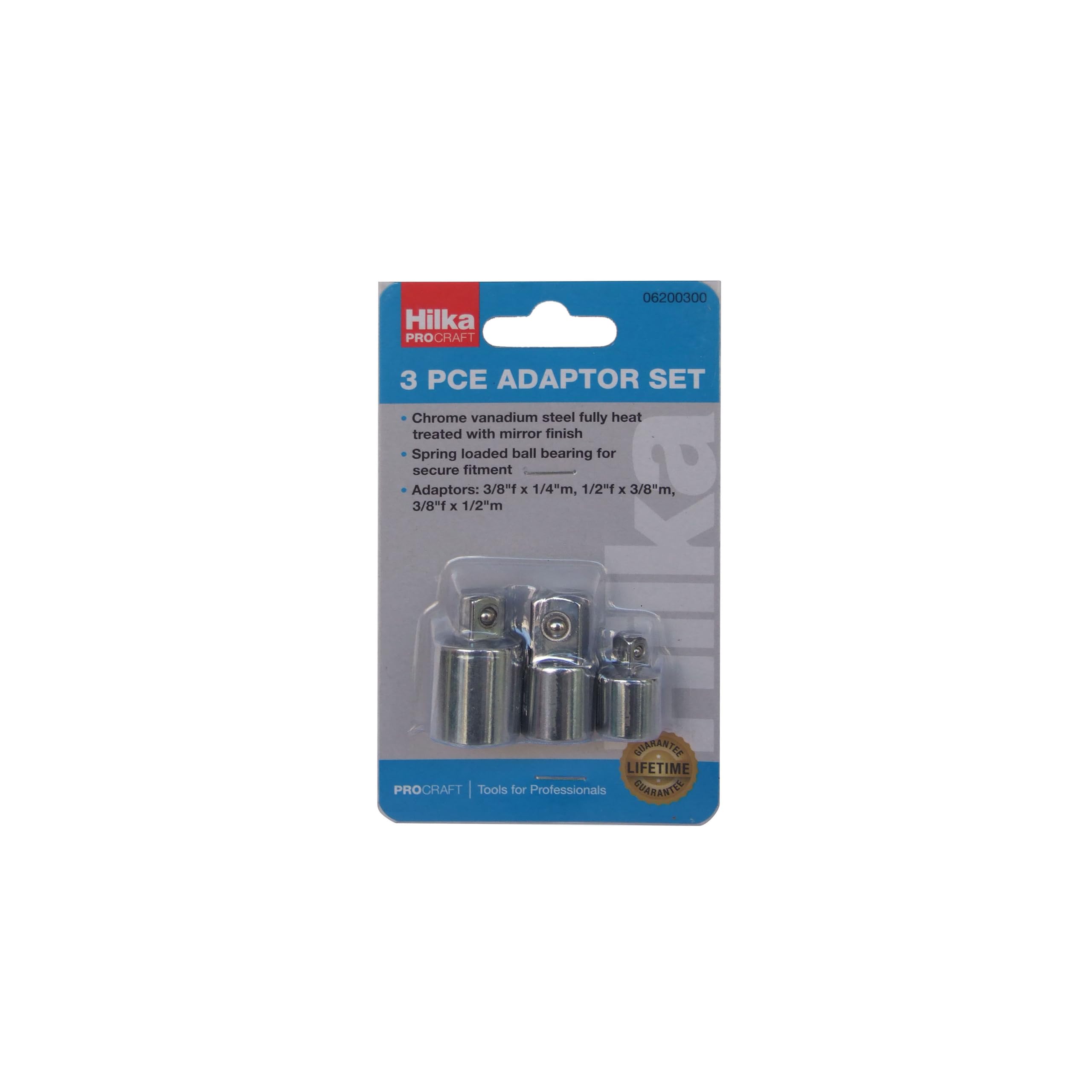 Hilka Silver 06200300 Pro Craft Adaptor Set