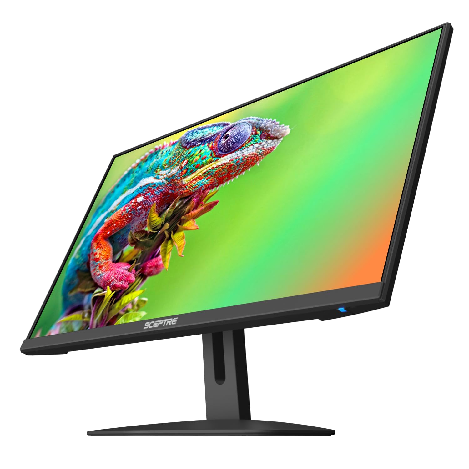 The monitor's sleek edgeless design, ideal for multi-monitor setups