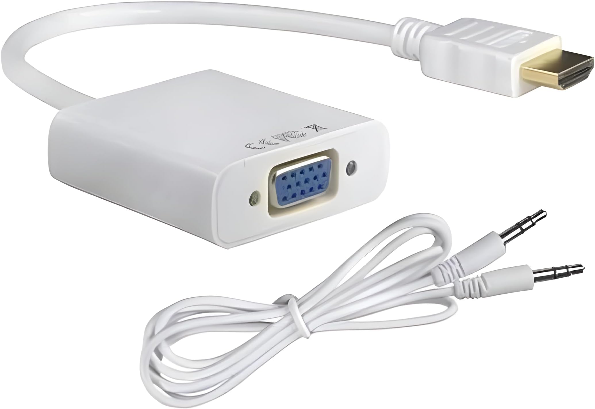 1080P HDMI Male to VGA Female Video Converter Adapter Cable WITH AUDIO For PC DVD HDTV