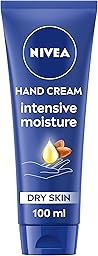 NIVEA Intensive Moisture Hand Cream (100ml), Nourishing Hand Cream with Almond Oil and Shea Butter, Daily Intensive Moisturising Hand Lotion for Dry Hands