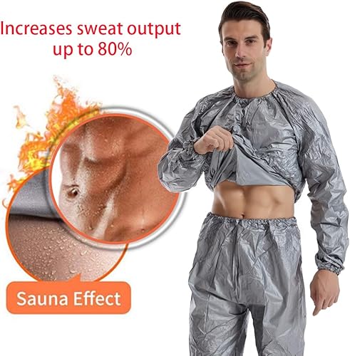 Miniatura 2 de DawnBreak Traje de sauna para mujereshombres, ejercicio, pérdida de peso, gimnasio, fitness, entrenamiento