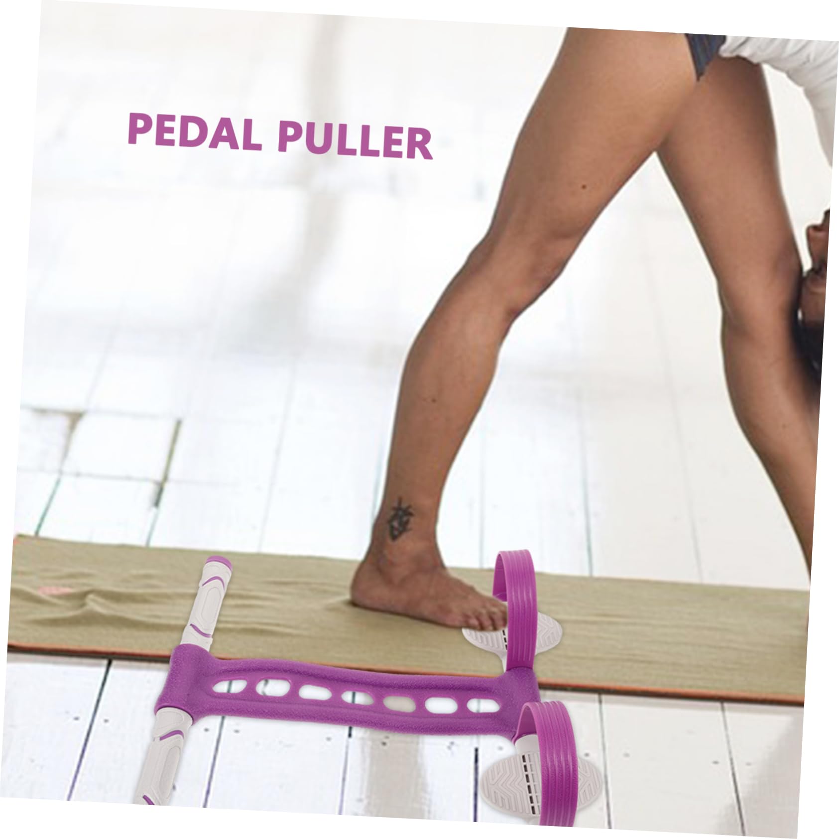 Cuerda para Tirar del Pedal de Yoga Púrpura, TPR Abs