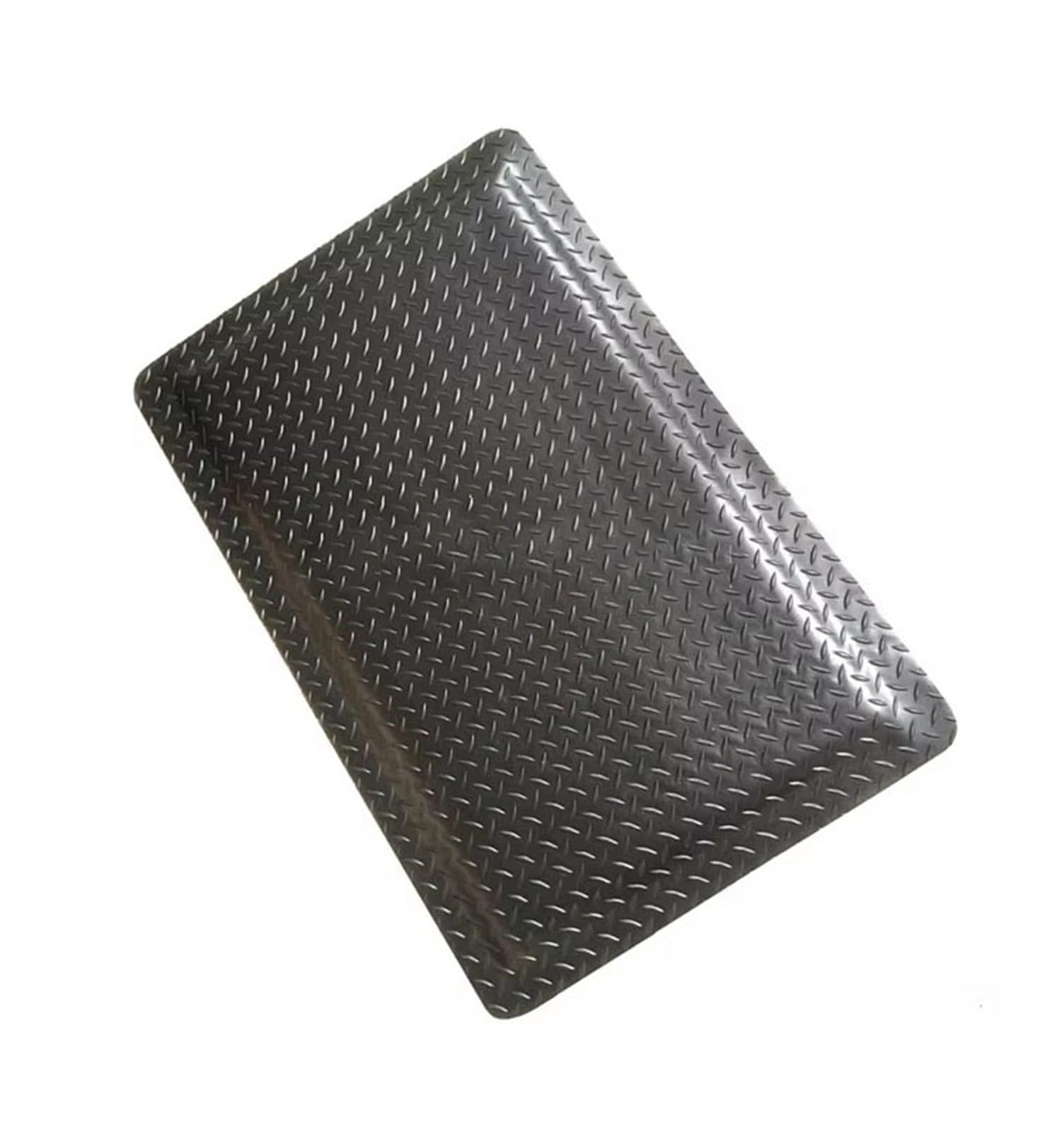 Anti Fatigue Mats Industrial Ergonomic Standing Floor Mat Work Mats for Standing Border Safety Mat Standing Support for Leg & Back Pain Waterproof Non-Slip (Color : Black1, Size : 45x60cm/18x24in)