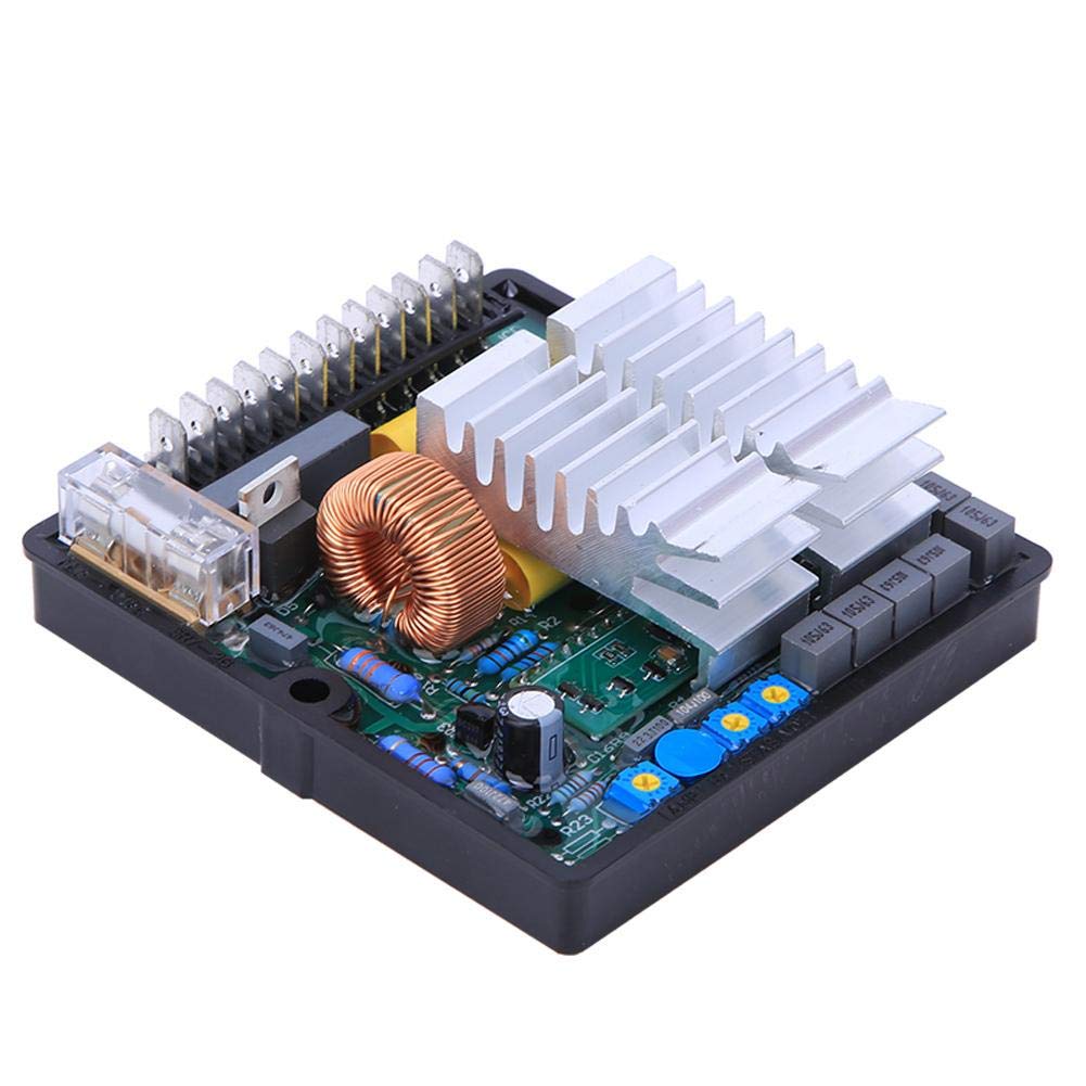 Controlador de voltaje Elprico, 50-270AC 50/60HZ SR7-2G Generador regulador de voltaje automático AVR para generador sin escobillas