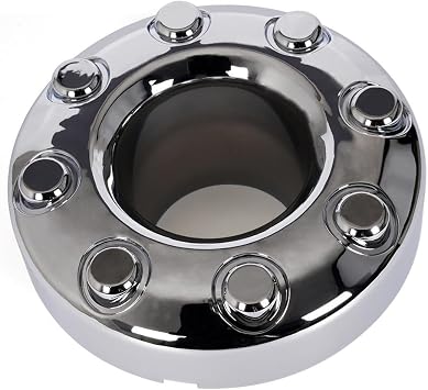 CNNELL Wheel Center Hub Cap Compatible with 2005-2018 Ford F350 Super Duty Dually Front 4X4 Open Replacement Chrome 5C3Z1130TA