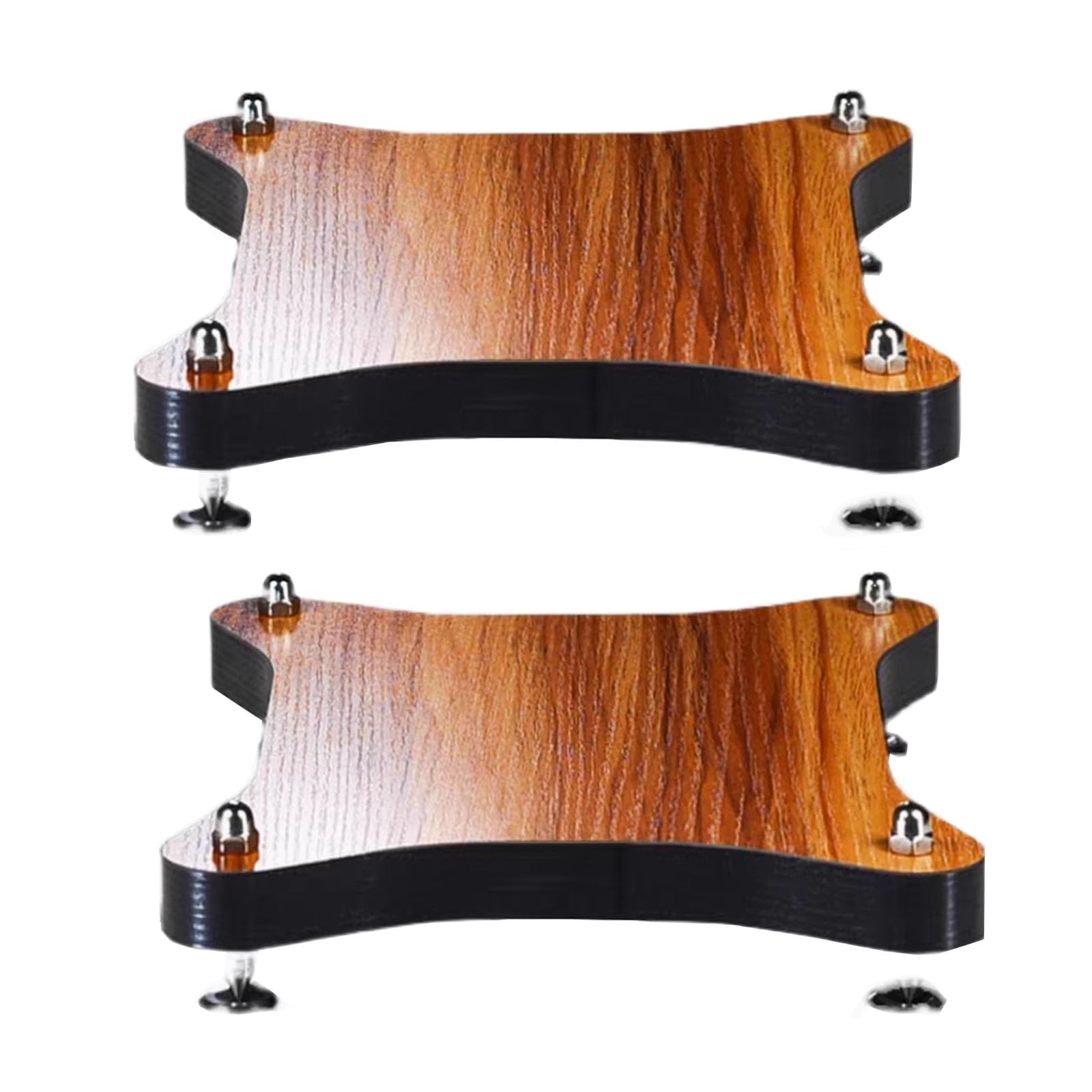 Plateforme de réduction du bruit pour caisson de basses avec clous de découplage en cuivre