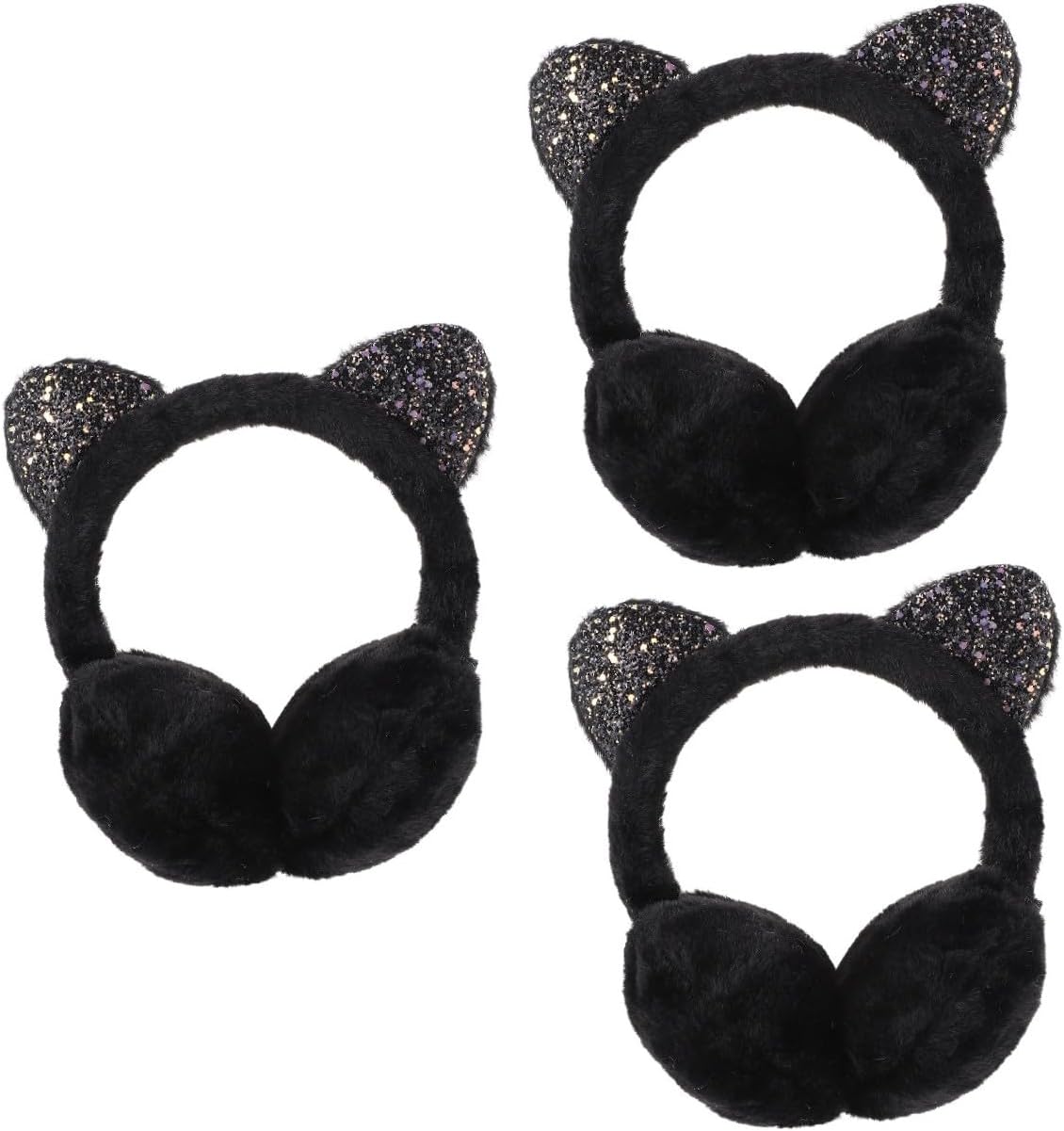 VALICLUD Cat Ears Warm Microphone Cat Ear Muffs Ear Covers for Heat Protection Ear Muffs Winter Women Ear