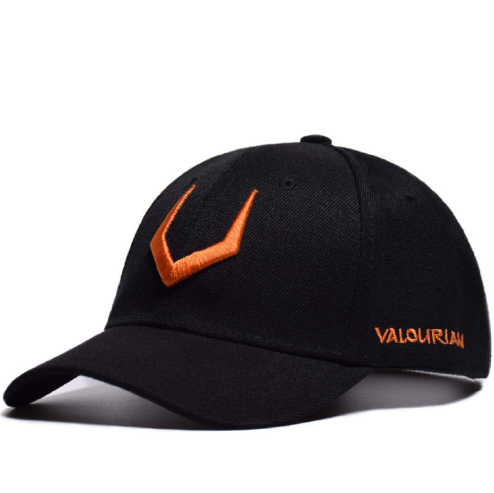 OJBKSDFABaseball Cap Rafael Nadal Baseball Cap Hip Hop Summer Cotton Tennis Player Dad Hat Cap Embroidery Outdoor Curved Sports Hat Gorras Male Blackorange