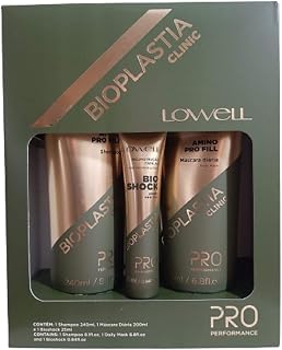 Lowell Bioplastia Capilar Bioplastia Home Care Kit 3 Produtos
