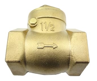 MISOL Brass Horizontal Check Valve / 1.5"BSP / DN40 / Brass Non Return Valve