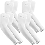 YQXCC 4 Pairs Arm Sleeves for Men Women | UPF 50 Cooling UV Sun Protection | Sports Compression Sleeves