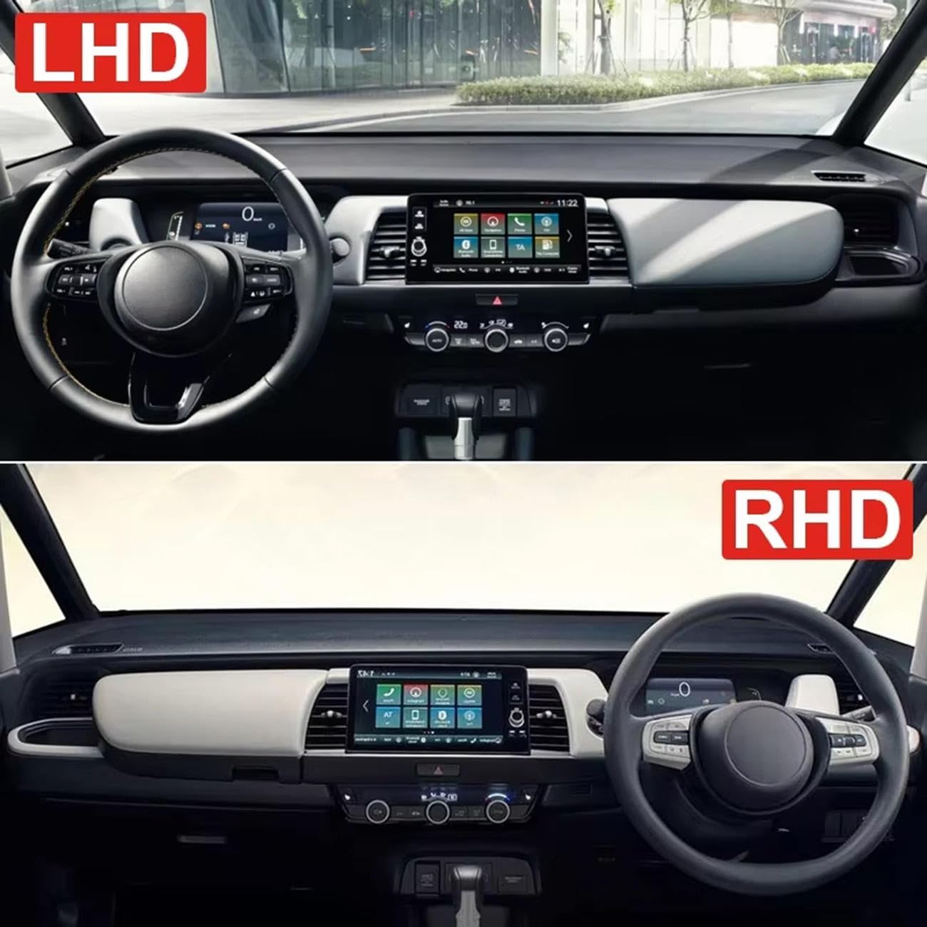 Adatto per Ford Escape Kuga 2020-2024 senza HUD, copertura del cruscotto personalizzata, compatibile con tappetino per cruscotto, protezione per cruscotto del tappeto, antiriflesso