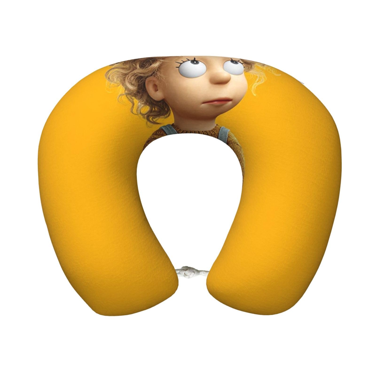 Neck Pillow Memory Foam Contour Pillow Simpsons Travel Pillow for Sleeping Comfortable U Shape Pillows for Traveling Car Headrest Home Office Fits Most Neck Sizes