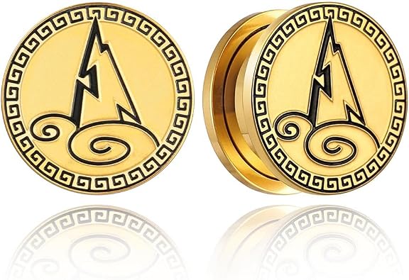 2PCS Gauges Plugs Tunnels for Ears Hypoallergenic 316 Stainless Steel Ear Gauges Plugs Tunels for Stretched Ears 8mm-25mm 0G-1" Body Piercing Jewelry for Women Men