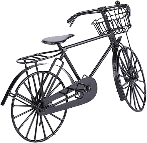 Miniatura 6 de VGEBY Bicicleta de casa de muñecas, 112 miniatura de metal para casa de muñecas en miniatura, accesorio de decoración de bicicleta, casa de muñecas