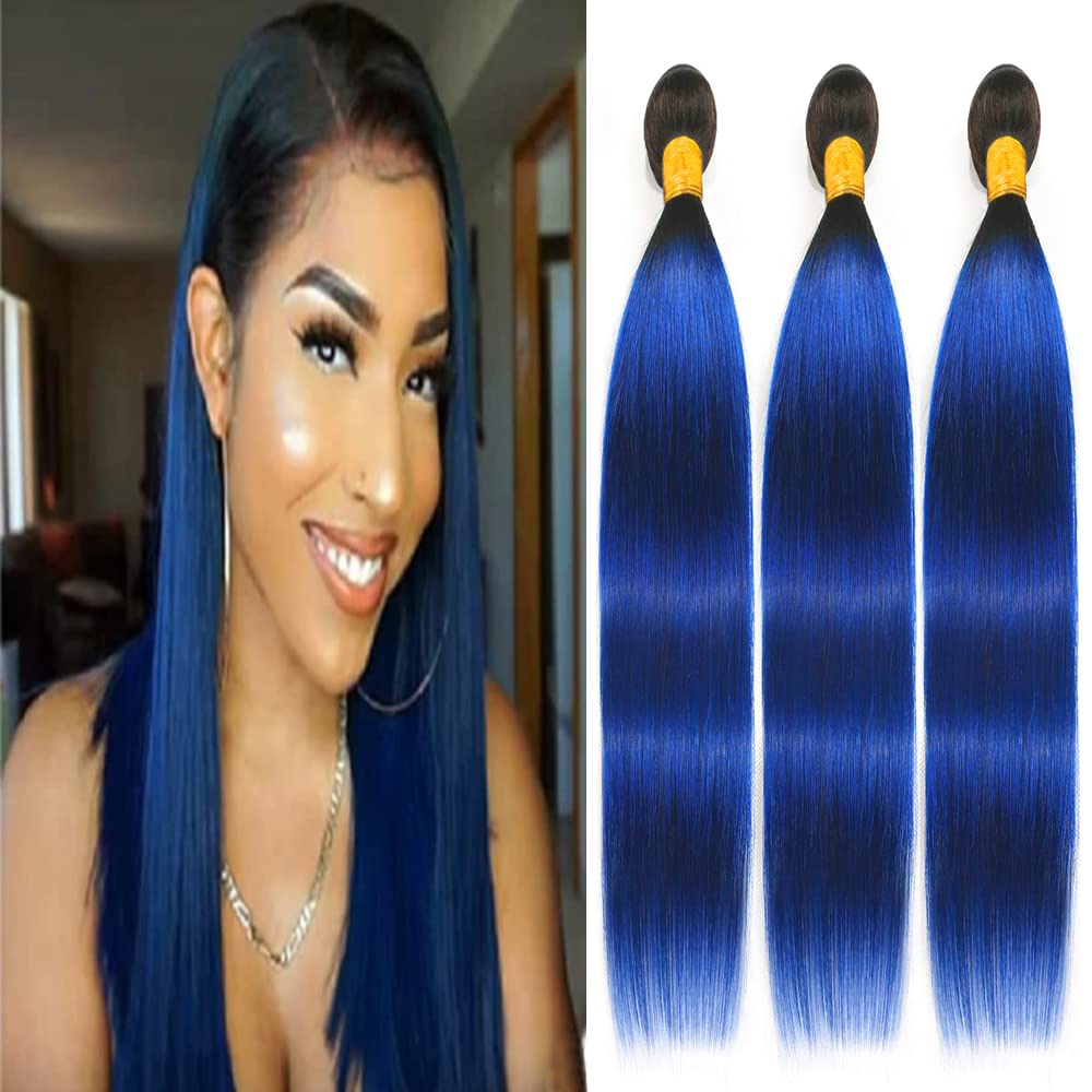 Black Blue Straight Beauty Blue Black Hair Color Ideas | Madison Reed main image 4