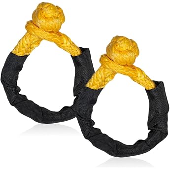 Soft Shackles 17T Break Strength Yellow 50 cm Pack of 2