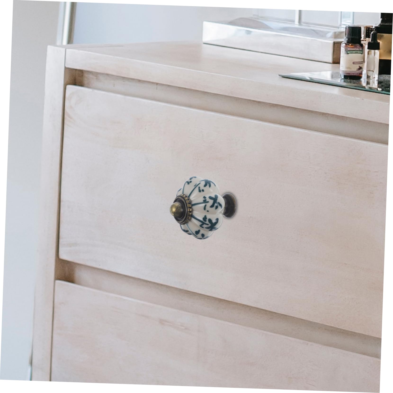 Keramik Schrankknöpfe Kürbis 12 Stück Vintage für Schrank und Schublade